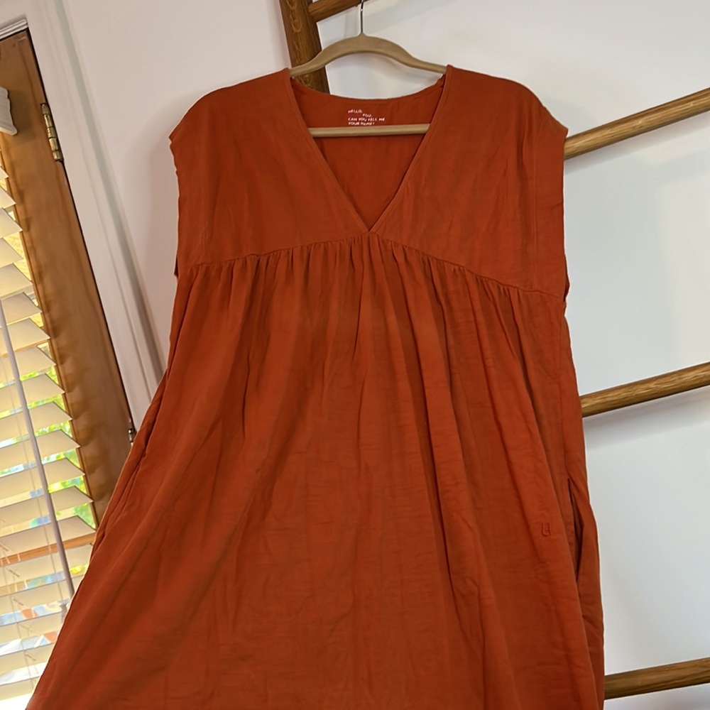 Leon & Harper orange dress - Picture 3 of 3